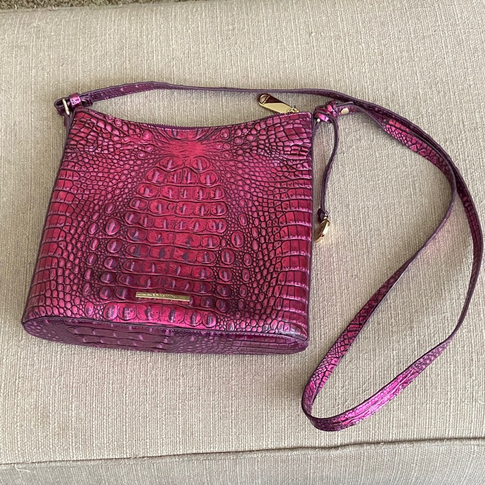 Brahmin Katie Purple Potion Melbourne Crossbody Purse